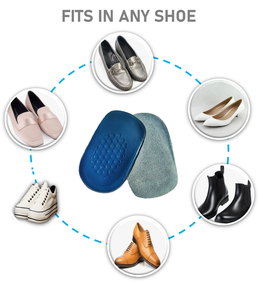 Suede Heel Cups VIVOFOOT